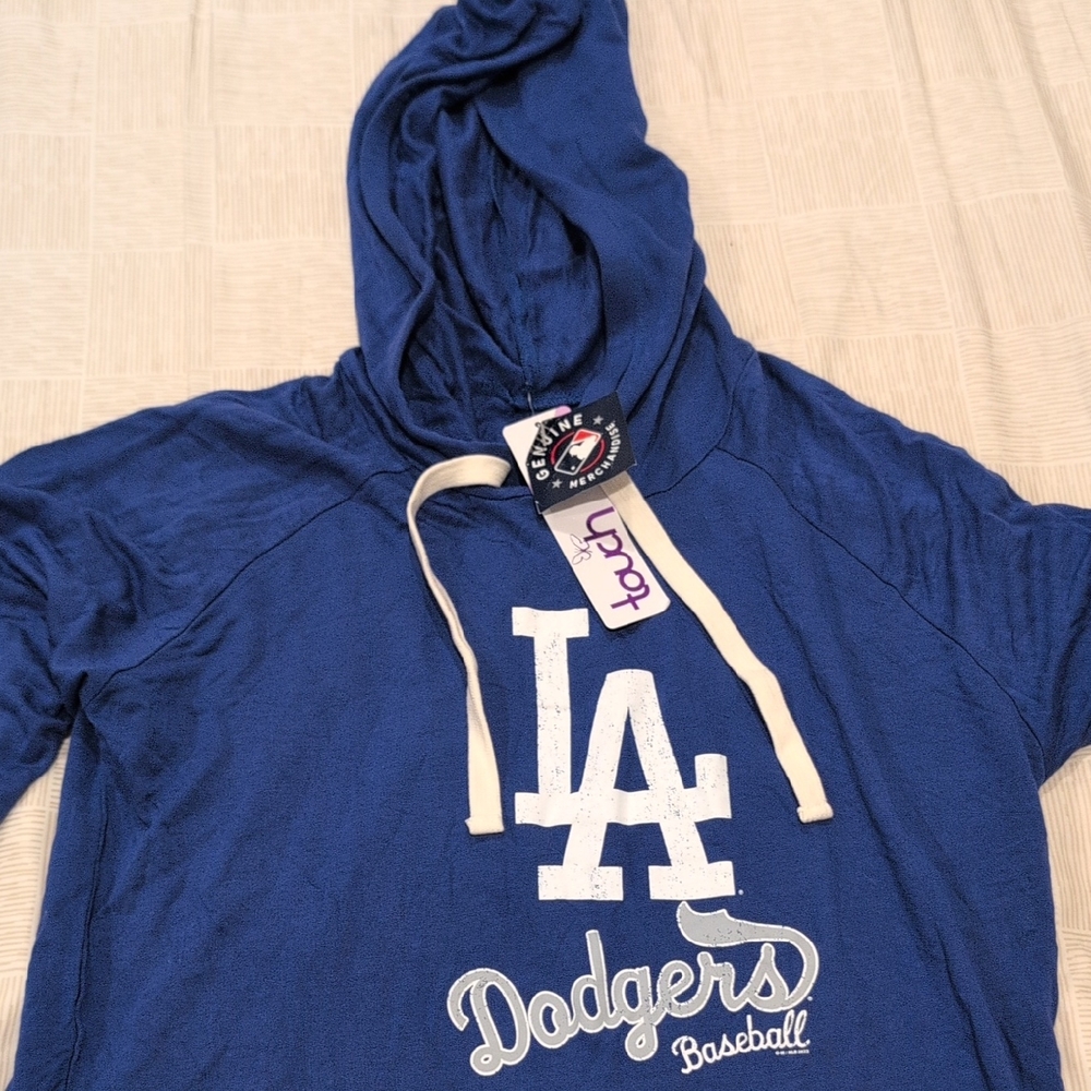 Touch by Alyssa Milano Blue Graphic Hoodie